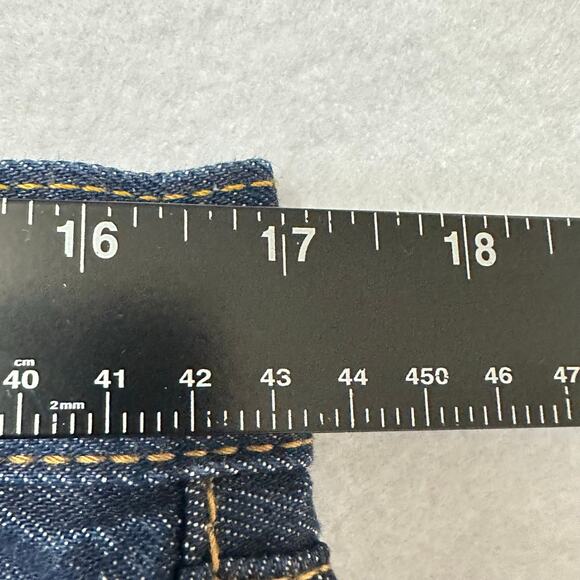 Levi 501 Original Fit Dark Wash Denim Jeans Button Fly 100% Cotton Mens 36x31 - Picture 7 of 9